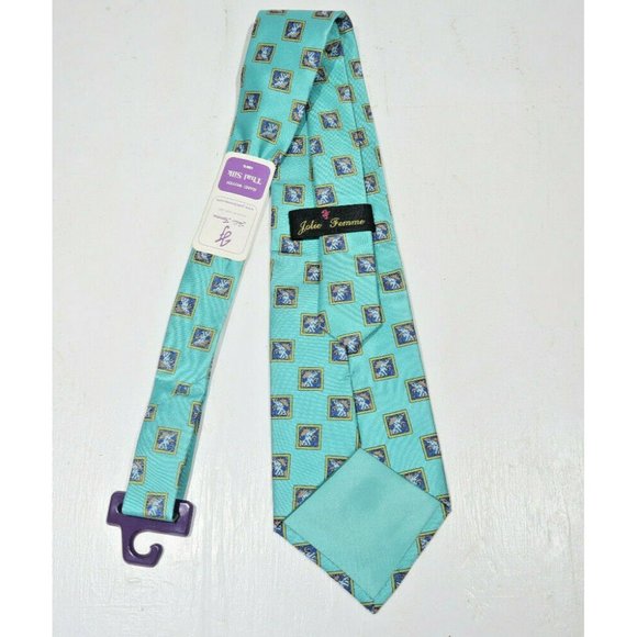 NWT Jolie Femme Thailand Men's 100% Silk Hand Wove - Picture 5 of 5